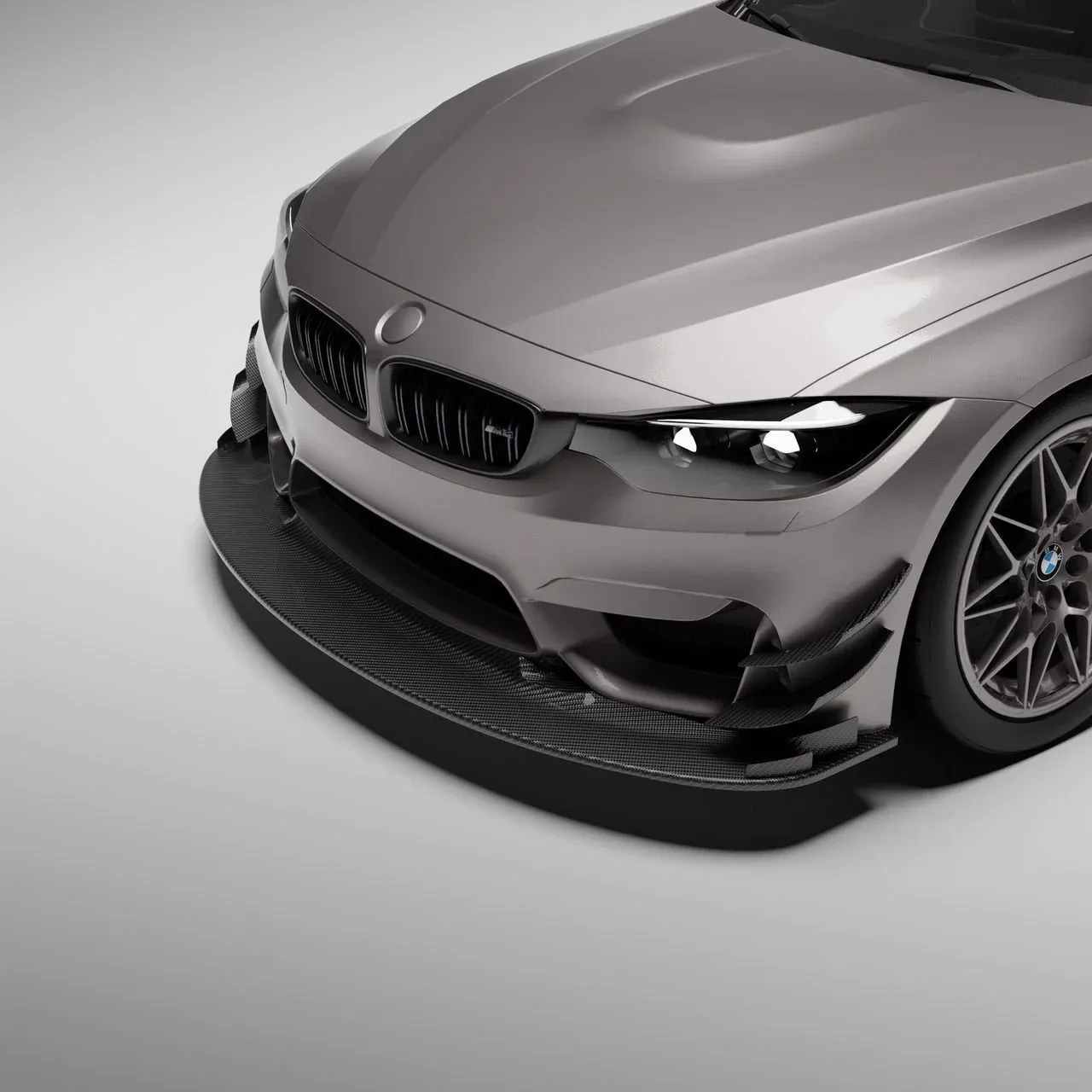 BMW® F80 M3 & F82 M4 Carbon fiber front splitter - Image 2