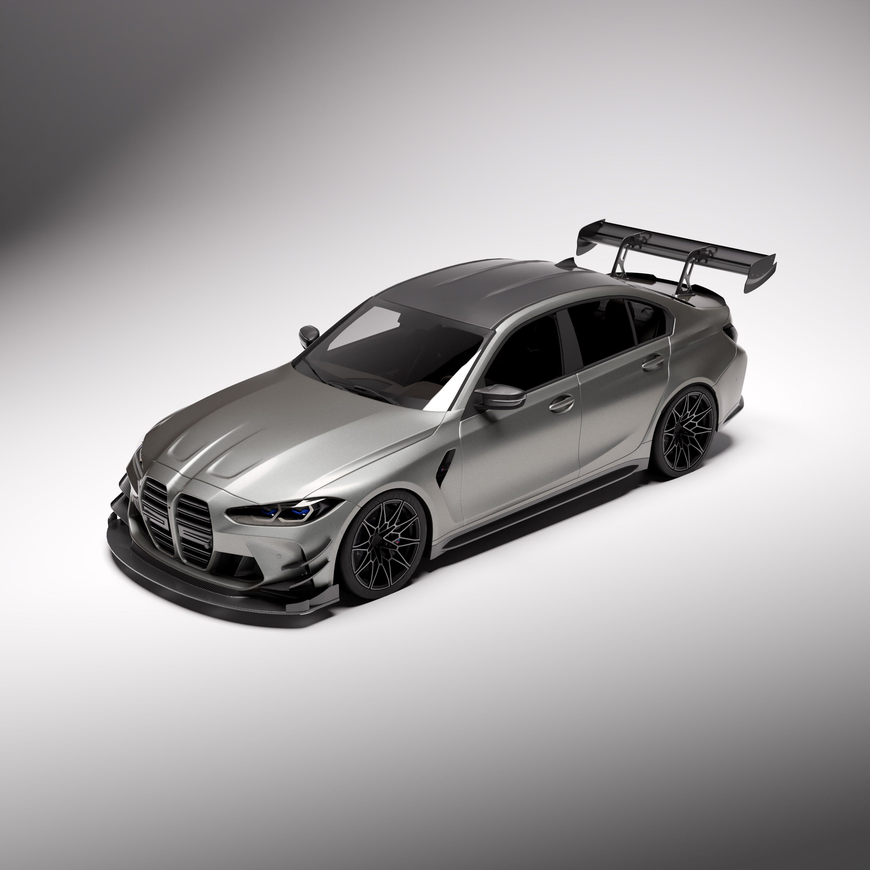 BMW® G80 M3 & G82 M4 Carbon fiber front splitter - Image 10