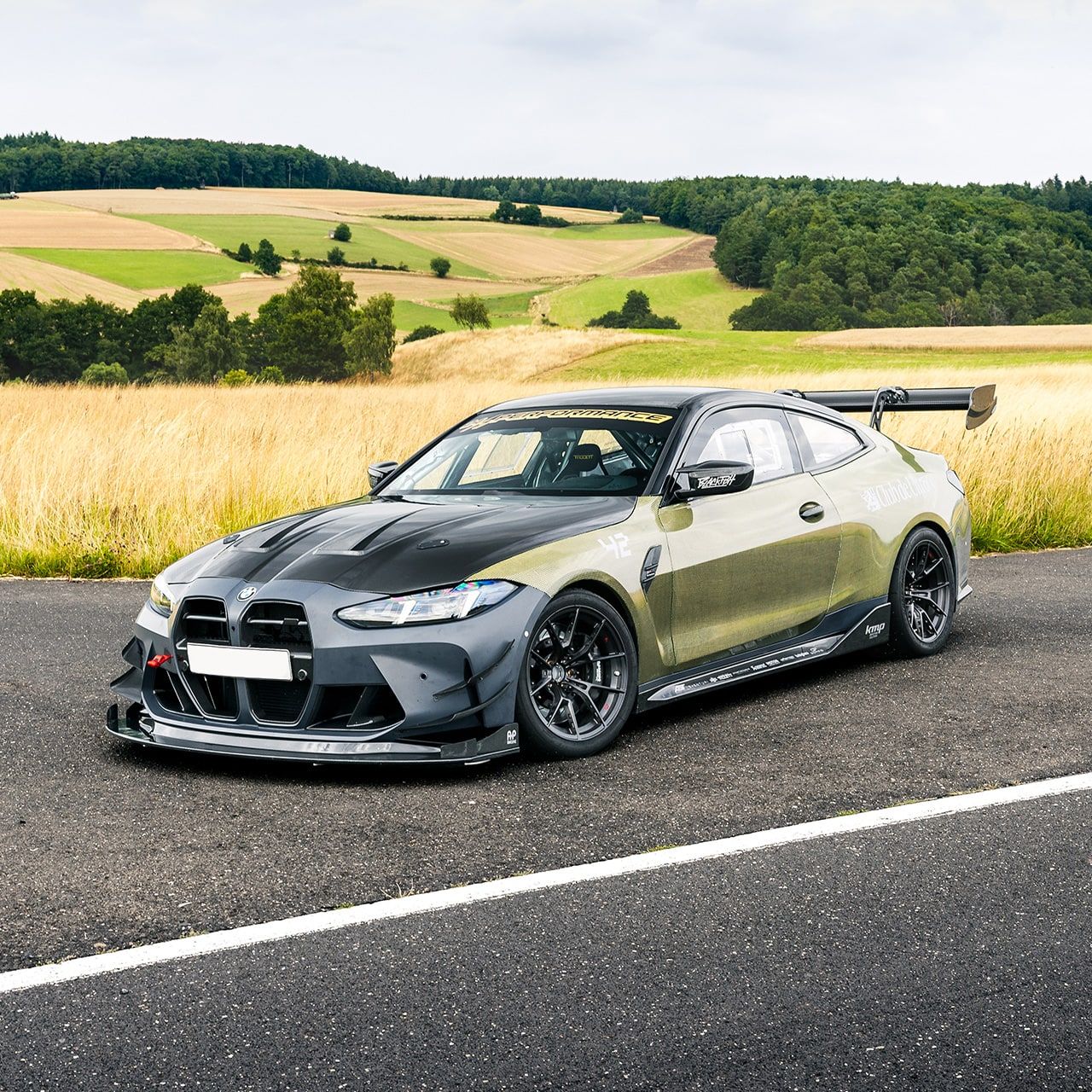 BMW® G80 M3 & G82 M4 Carbon fiber front splitter - Image 7