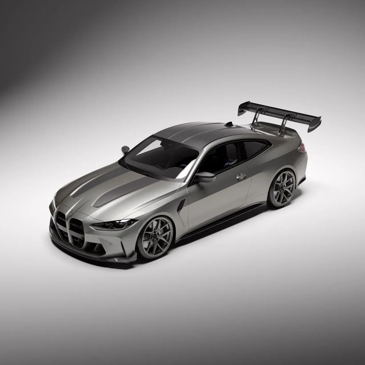 BMW® G82 M4 Carbon fiber dual element wing with DRS - Image 14