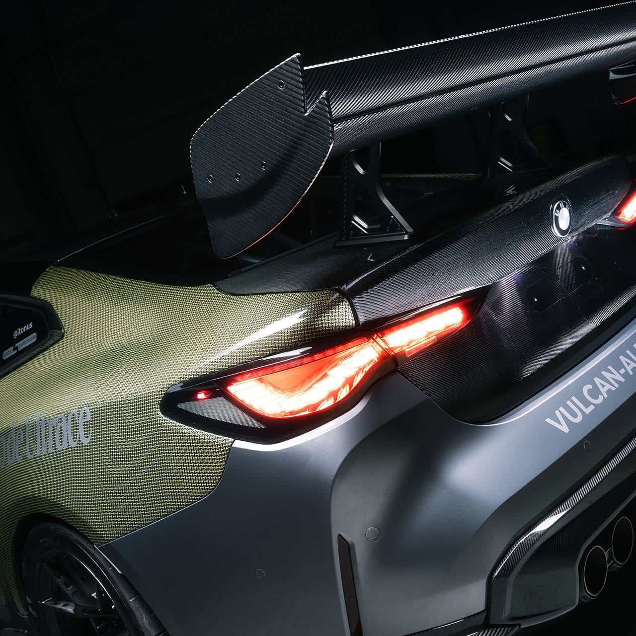 BMW® G82 M4 Carbon fiber dual element wing with DRS - Image 11