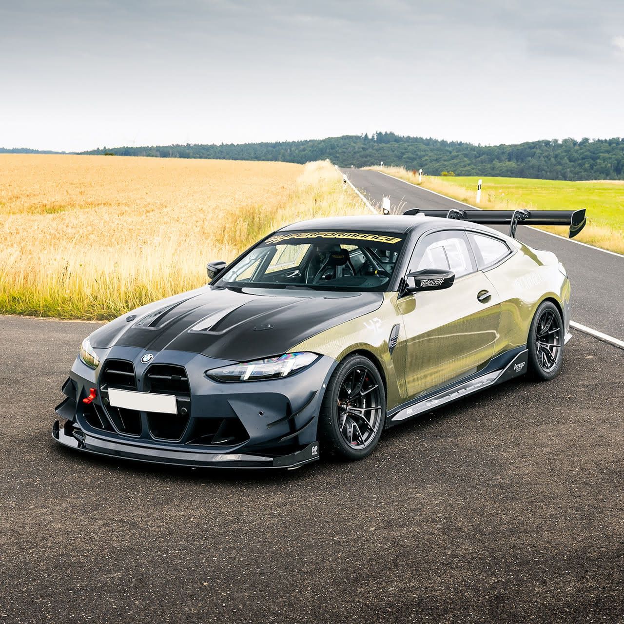 BMW® G82 M4 Carbon fiber dual element wing with DRS - Image 5