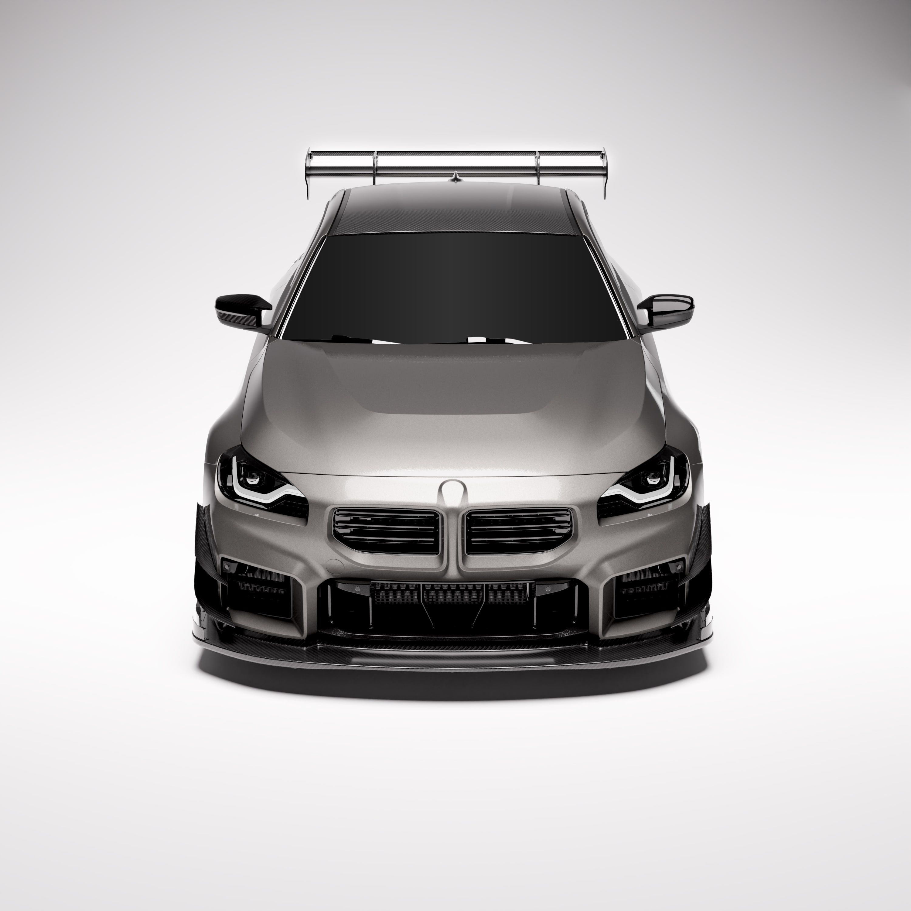BMW® G87 M2 Carbon fiber dual element wing with DRS - Image 10