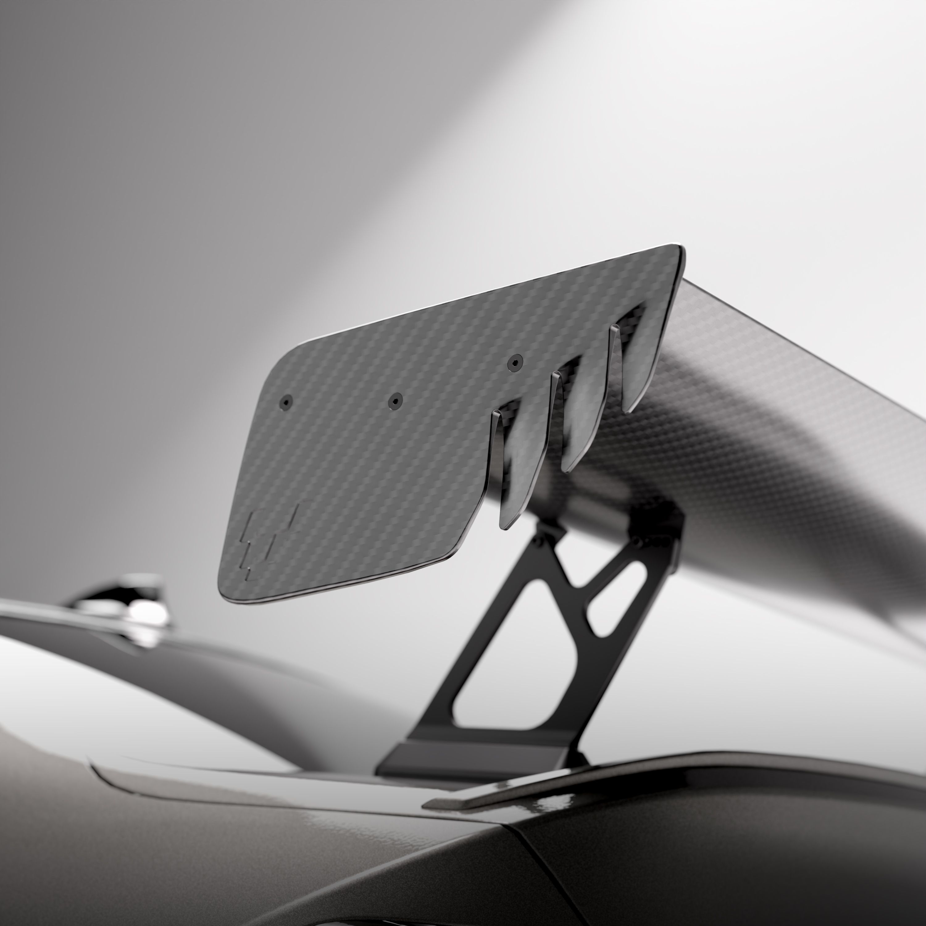 BMW® G87 M2 Carbon fiber single element wing - Image 6