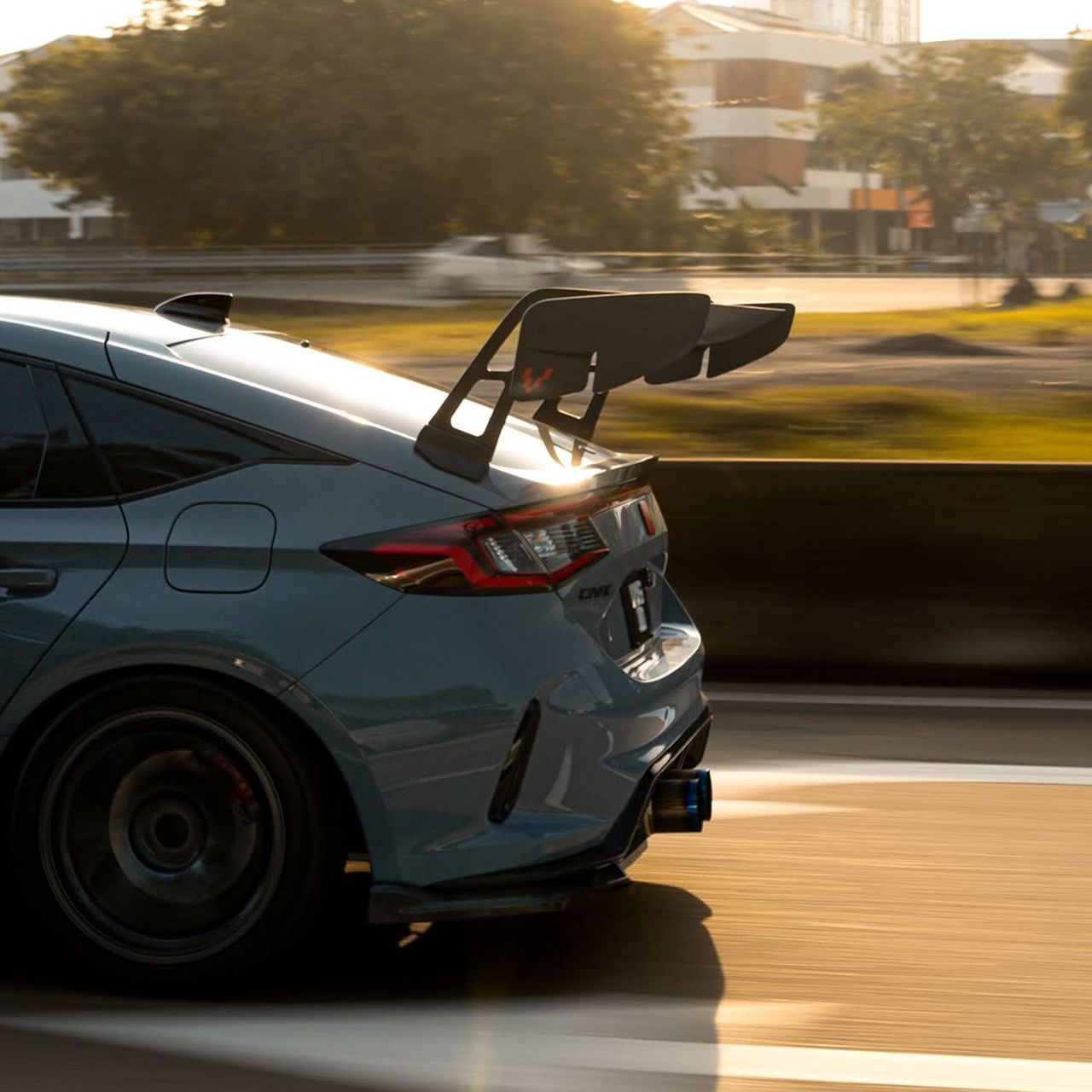 Honda® Civic Type R (FL5) Carbon fiber single element wing - Image 5