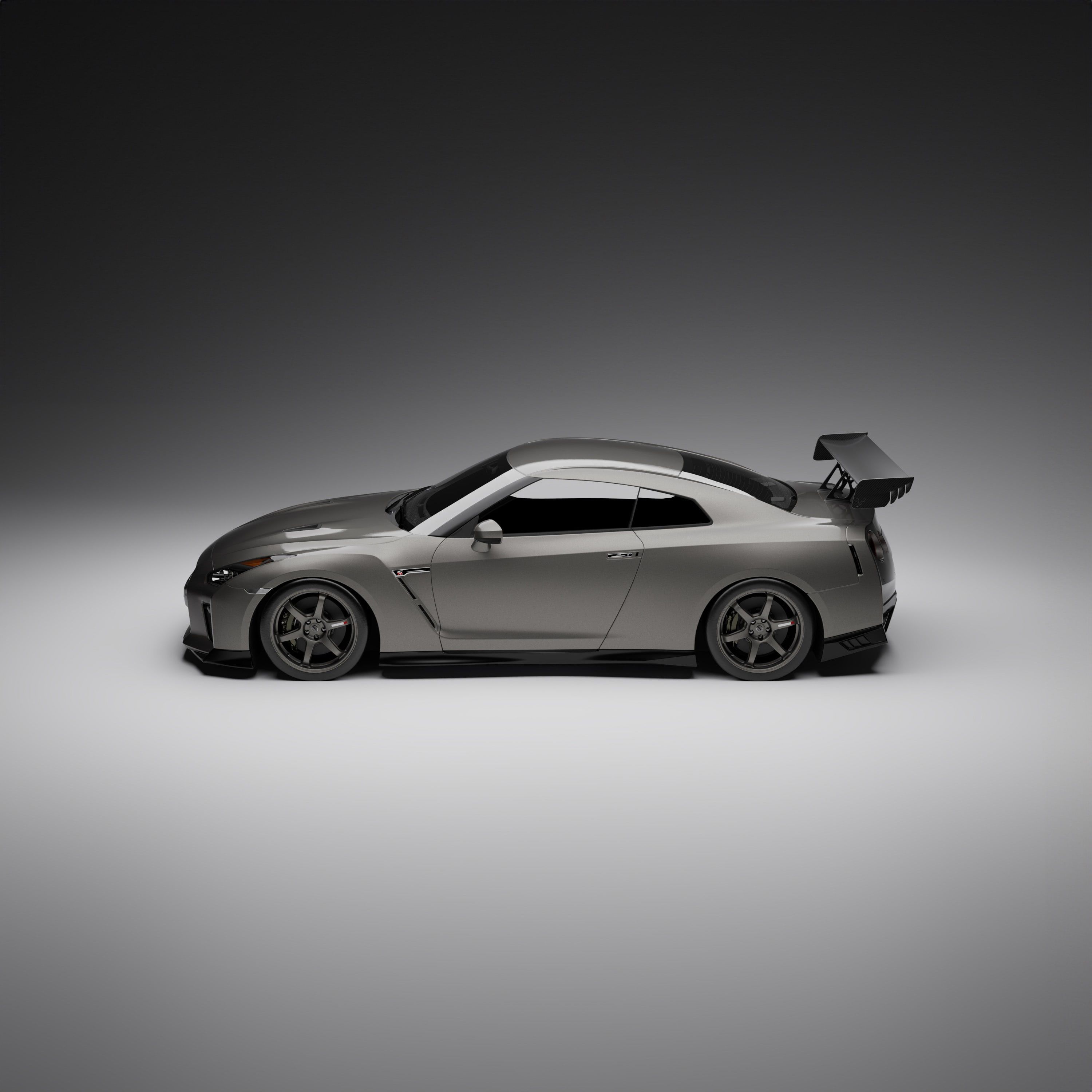 Nissan® GT-R Carbon fiber single element wing - Image 4